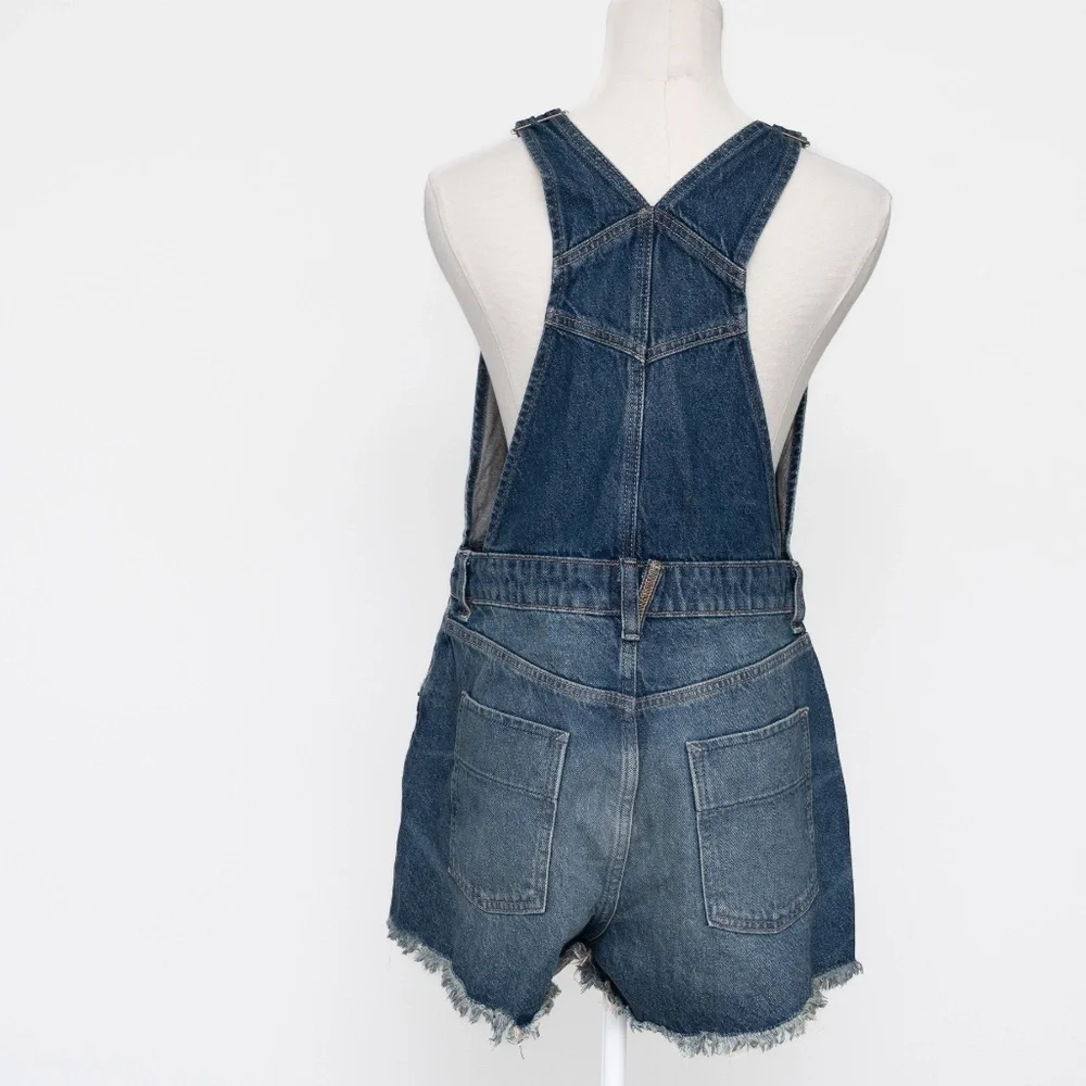 Free‎ People  - New! Sunkissed Denim Shortalls
